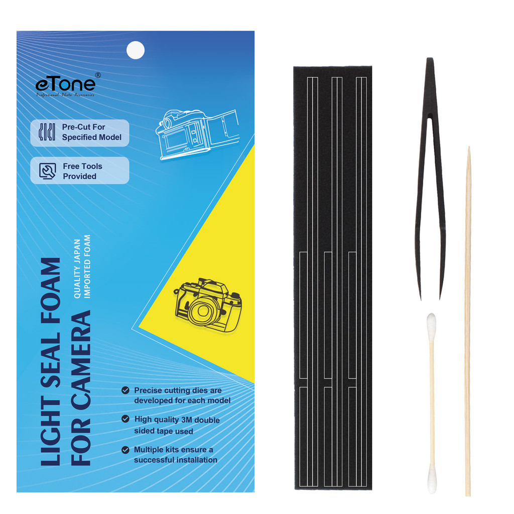 eTone Self Adhesive Light Proof Seal Foam Sponge Custom Repair Kits for Canon F1 F1n Shopee