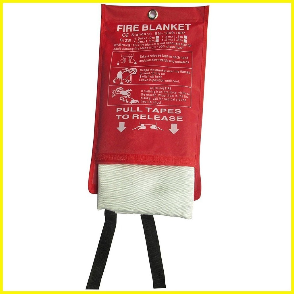 Fire Blanket Fire Extinguisher Fire proof Fire Protection [size 1x1 or ...