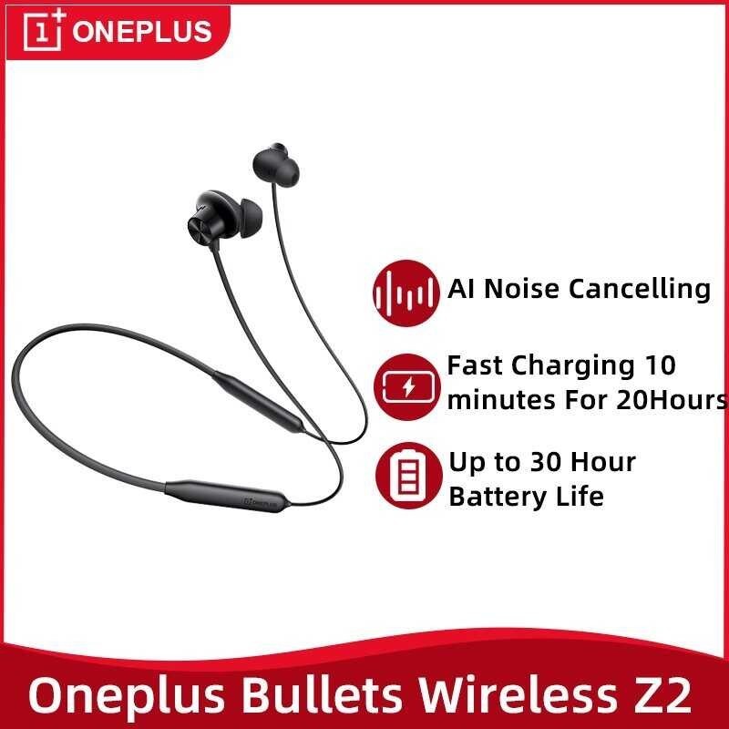 ⅻ Para Orihinal Na Oneplus Bullets Wireless Z2 Bluetooth Earphone AI ...