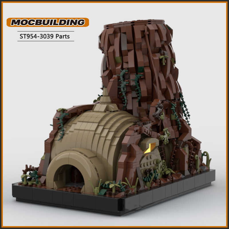 Star Movie Famous Master's Hut House Undisturbed Building Blocks MOC ...