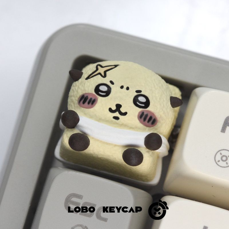Chiikawa Hachiware Usagi Keycap Cherry R4 Profile PBT Five-side Dye ...