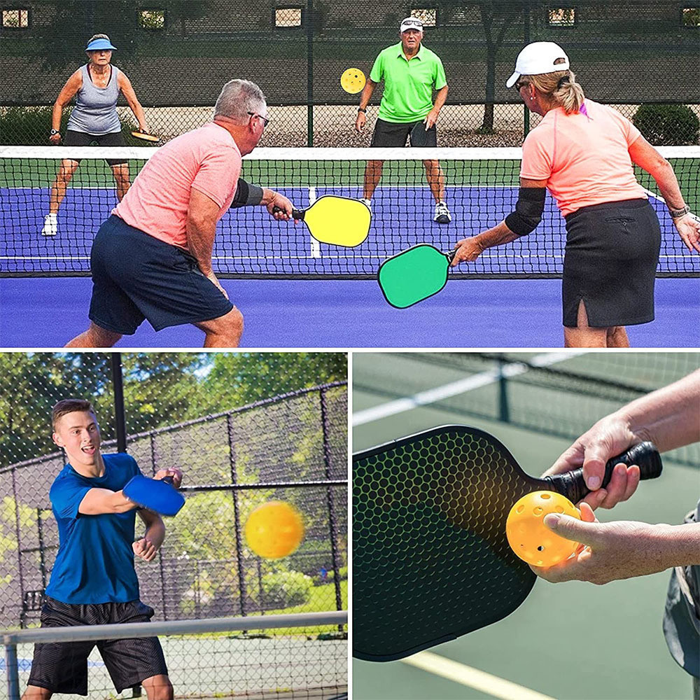 74MM Pickleball Trainer Outdoor Pickle Balls Training Aids Pickleball ...