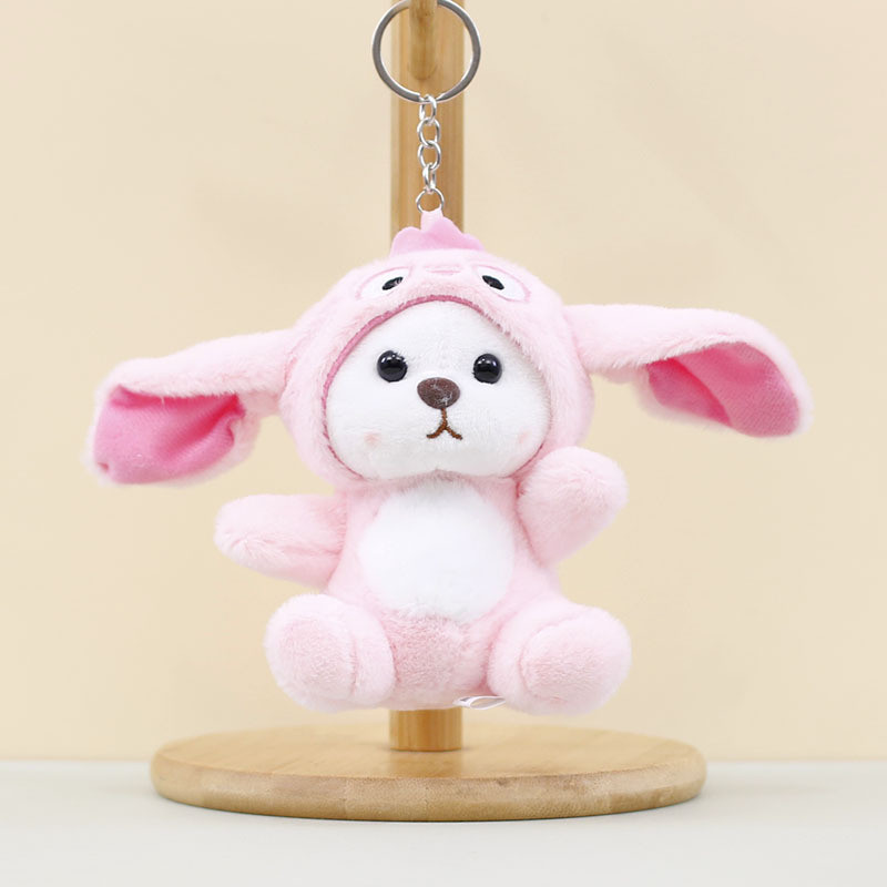 Delightful Bear Transforming Keychain With Plush Texture Ideal Adults ...