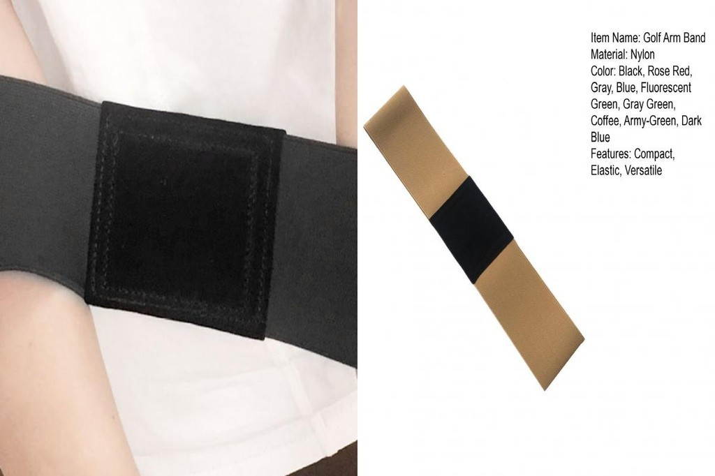 [AM] Golf Elbow Brace Golf Arm Sleeve Improve Your Golf Swing with