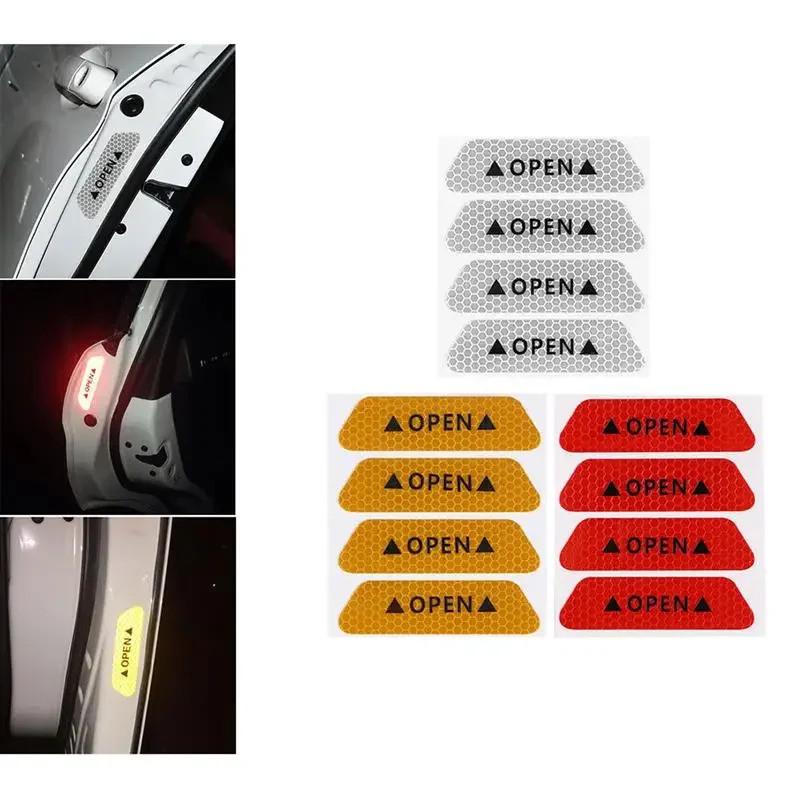 4PCS/set Car Reflective Strips Warning Stickers For Kia Ceed Sportage ...