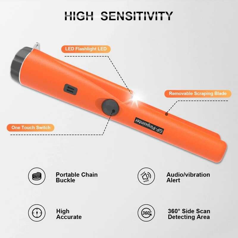 Treasure Hunter GP Pointer Professional Handheld Metal Detector Finder ...