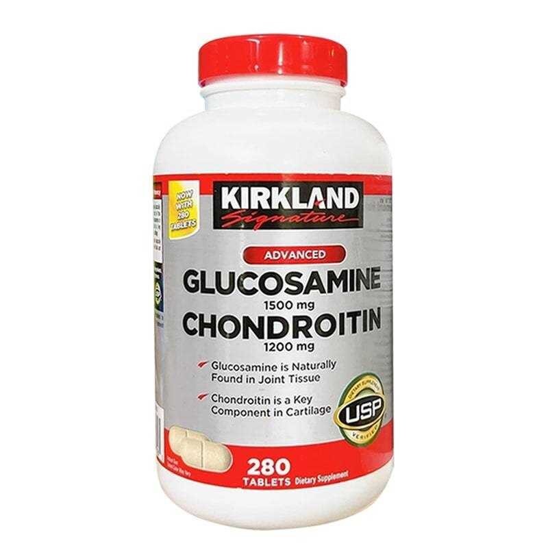 Kirkland Glucosamine (1500mg) Chondroitin (1200mg) Advanced 280 Tablets