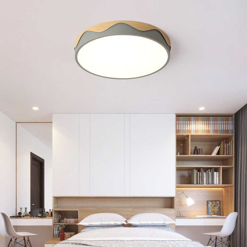 Led Overhead Nordic Lamp Ceiling para sa kama Foyer Children's Room ...