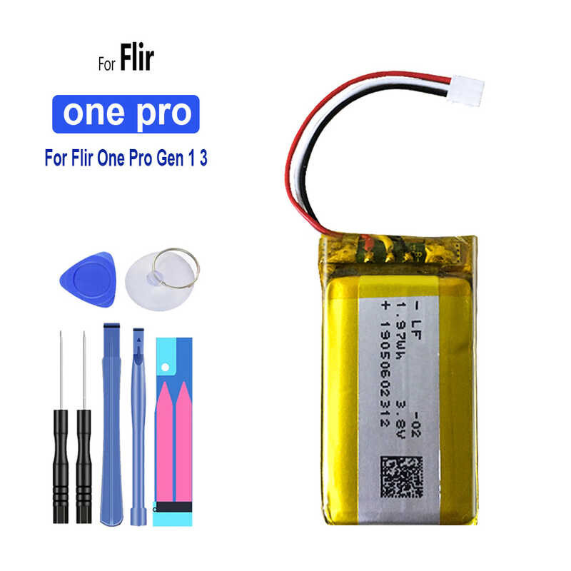 Onepro 520Mah Replacement Battery For Flir One Pro Gen 1 3 Gen1 Gen 3 ...