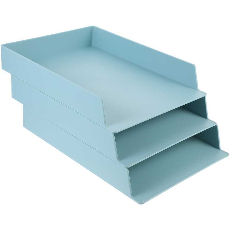 File Storage Box Multi-Purpose Shelf Simple Organizing Office Supplies ...