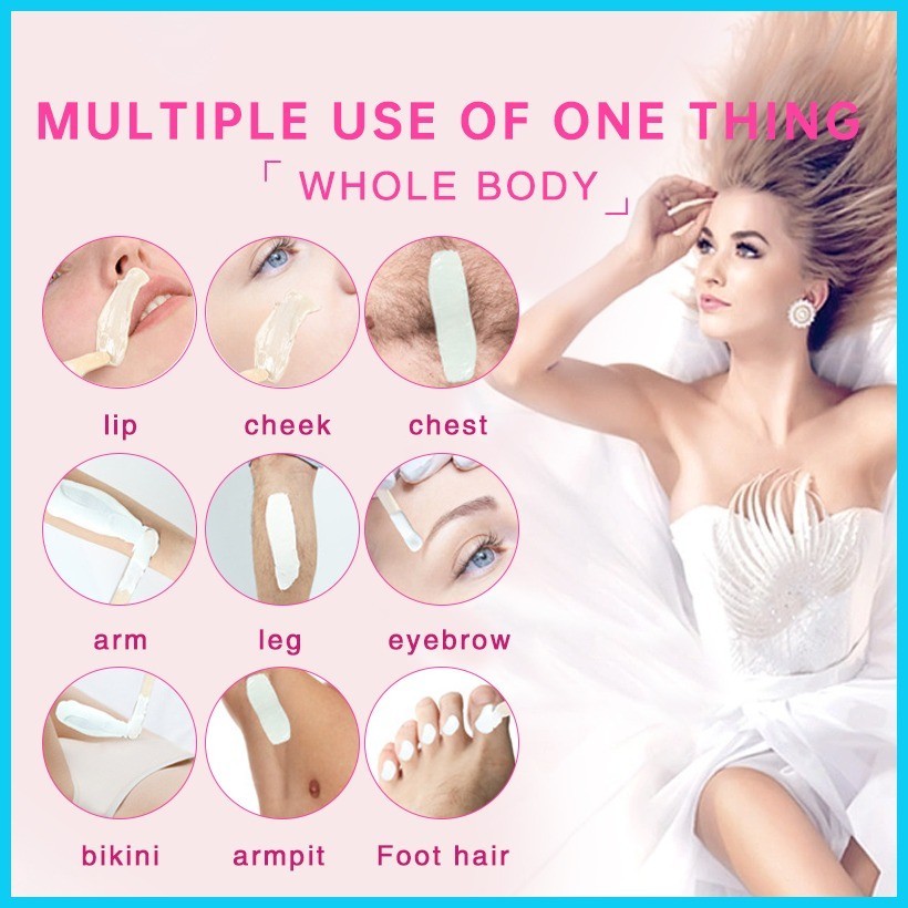 Rosinfree wax beans 100g Hair Removal Wax Bean Hot No Strip Depilatory