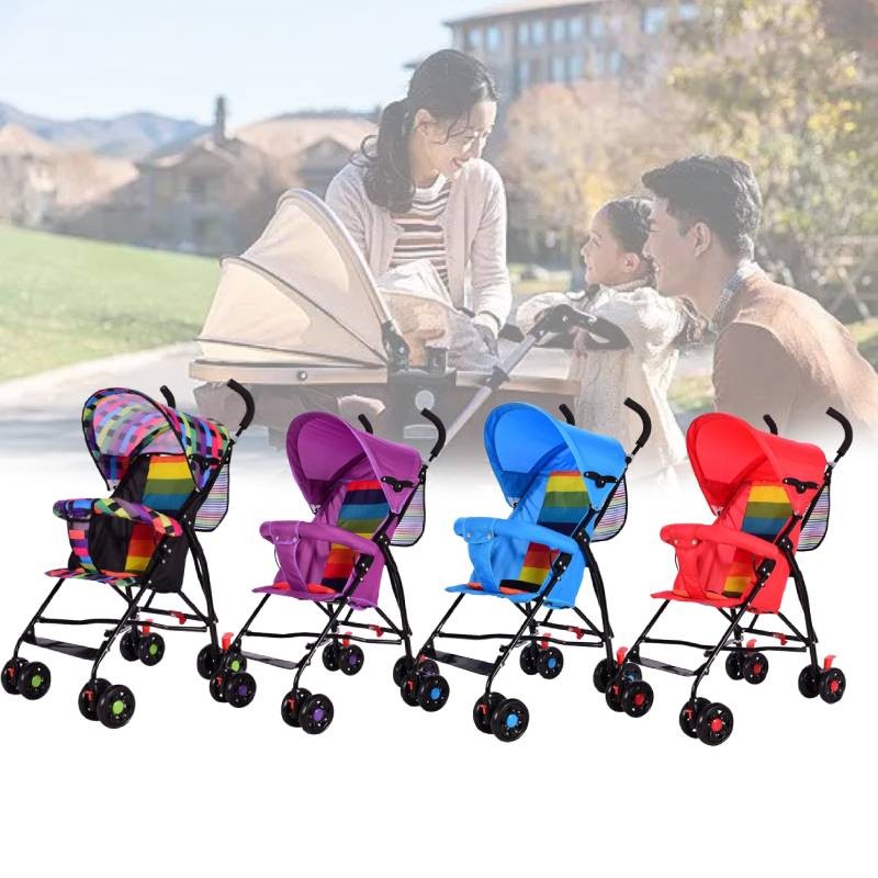 Stroller Kids Ultra Lightweight Foldable Convertible Seat One Button ...