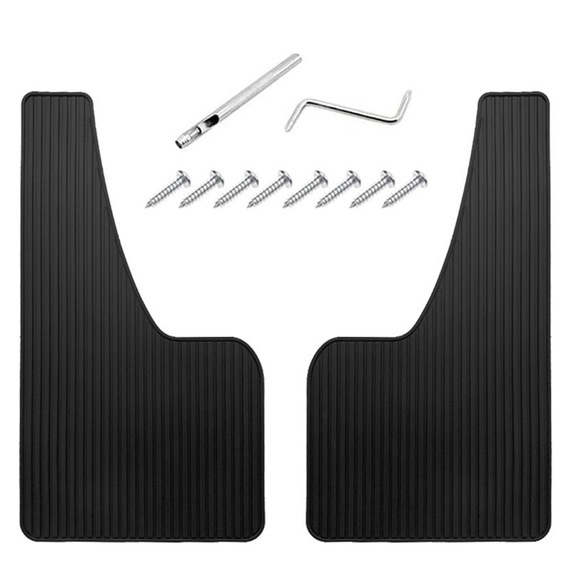 Universal Car Mudguard Front Rear Wheels Mud Flaps PVC Splash Fender ...