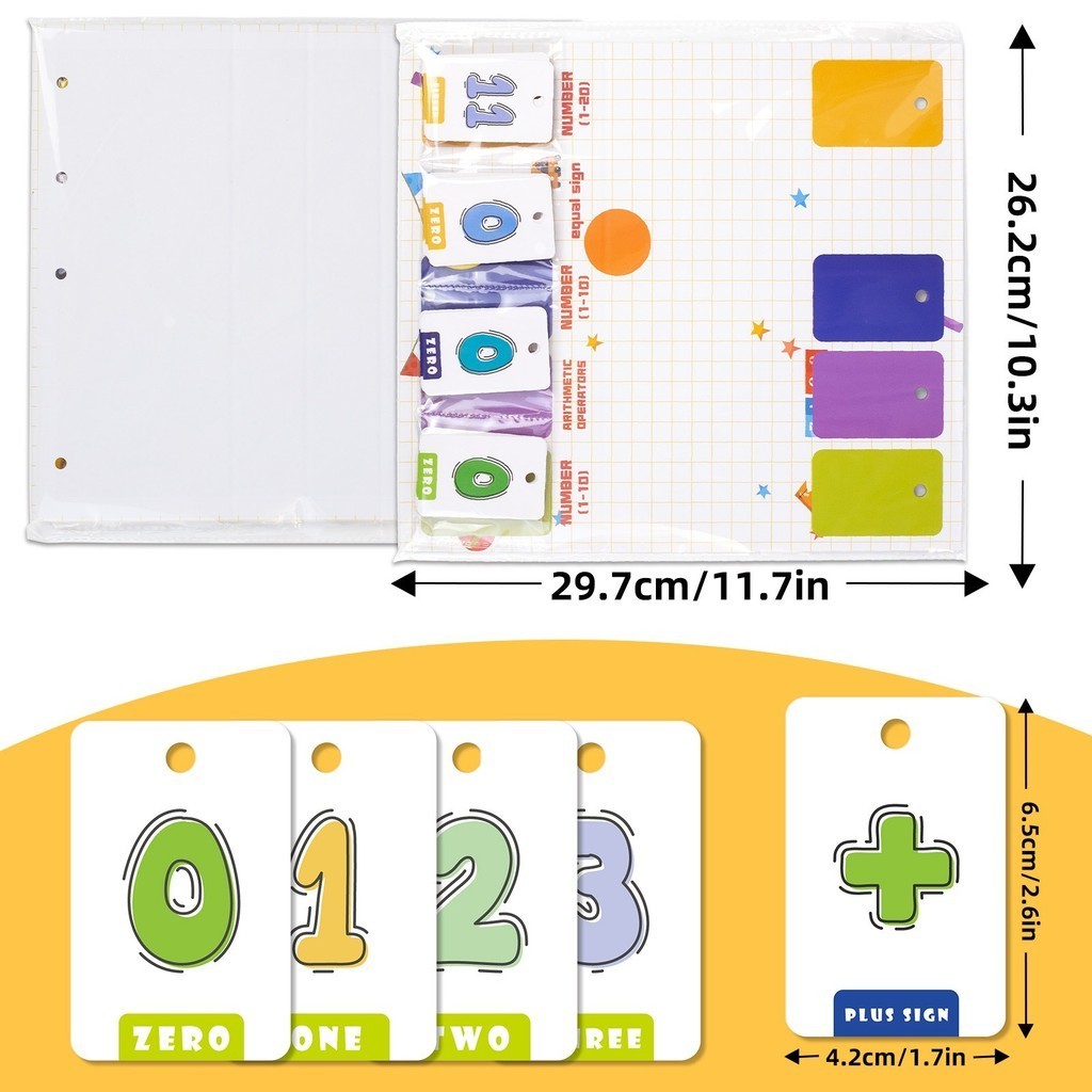 Kids Math Calculation Calendar Flash Card Preschool Homeschool Practice ...