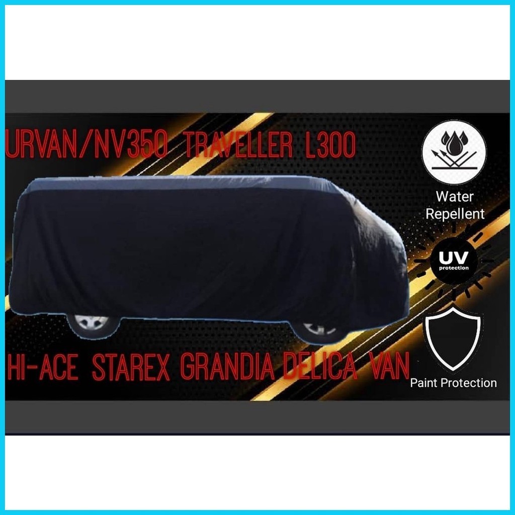 ☑ Van Full Car Cover Water Repellent NV350 Hi Ace Starex Grandia Delica