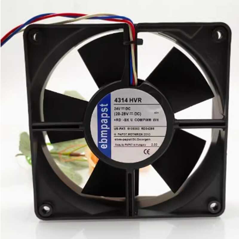 German Original Ebm Papst TYP 4314 HVR 12032 24V Silent Cooling Fan ...