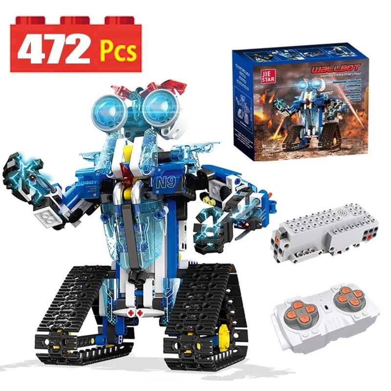 472PCS Technical NEW Creative Cool Robot Remote Control Building Blocks ...