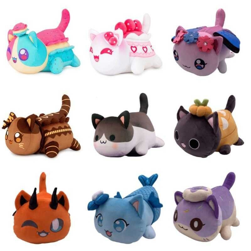 12304Y\ 12305; \\ Cute Kawaii Aphmau Meows Cat Plush Toy Soft Meemeow ...