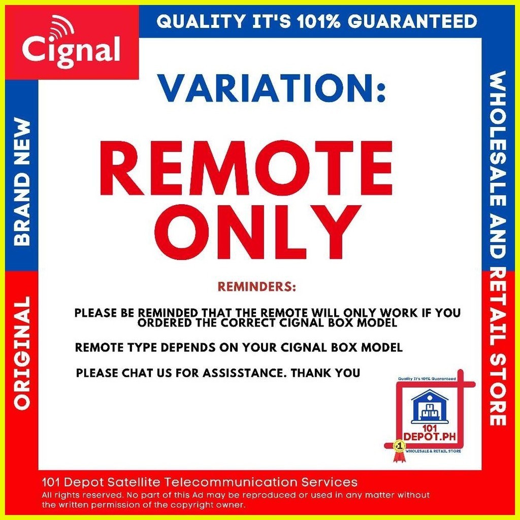 ☪ Cignal Remote PAIRED HOMECAST SD (Original & Brand New/ NEW REMOTE ...