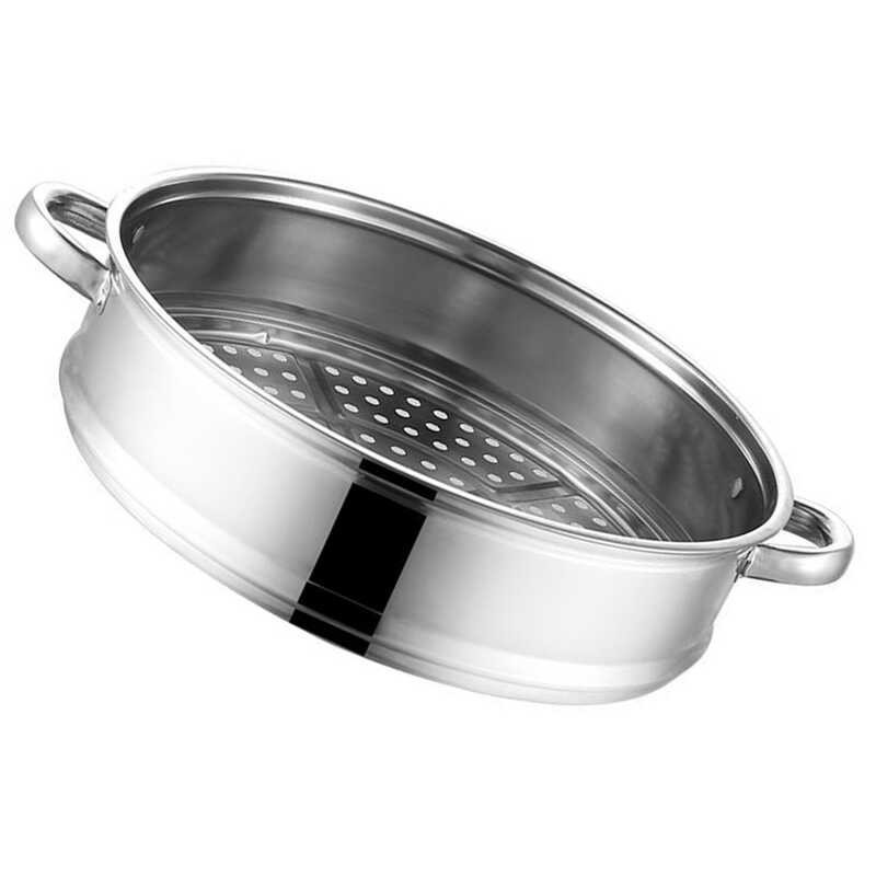 And Wok Steaming Grid (32Cm Round Bottom (With Ears)) Stainless Steamer ...