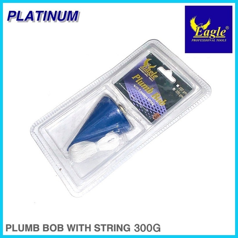 Eagle PLUMB BOB Plummet Hulog with String | 300g | Construction Weight ...