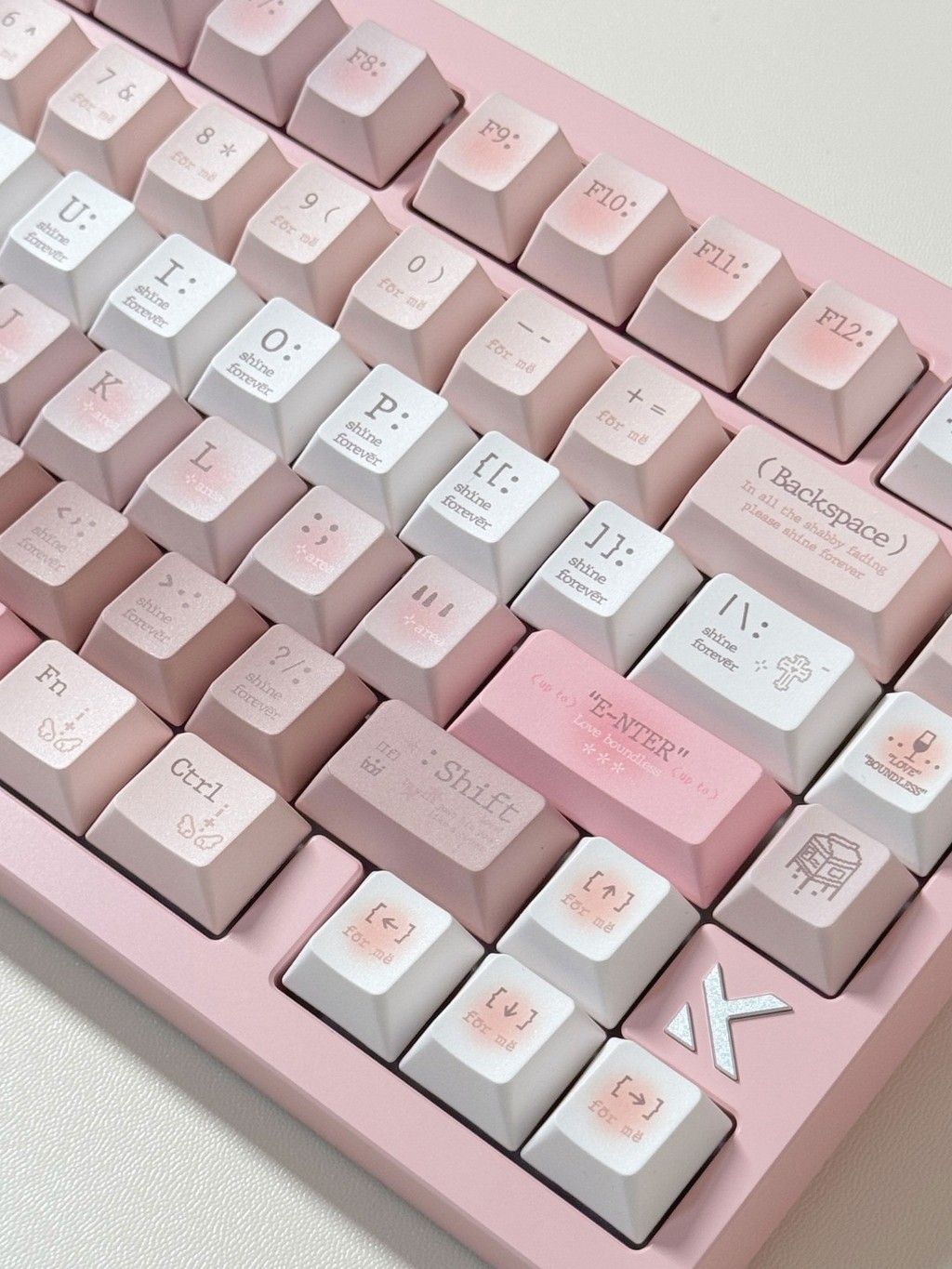 Gradient Blue Keycap Cherry/MOA Profile 120 Keys PBT Dye Sublimation ...