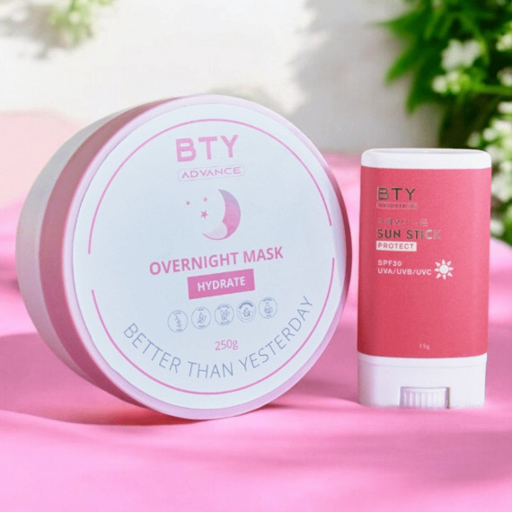 BTY Night & Day Set | Overnight Hydration & Daily Sun Protection (OM ...