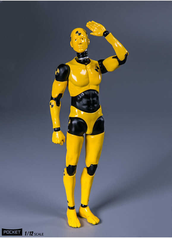 DAMTOYS Dps01-09 1/12 Male Narrow Shoulder Drawman Body Jelly Candyman ...