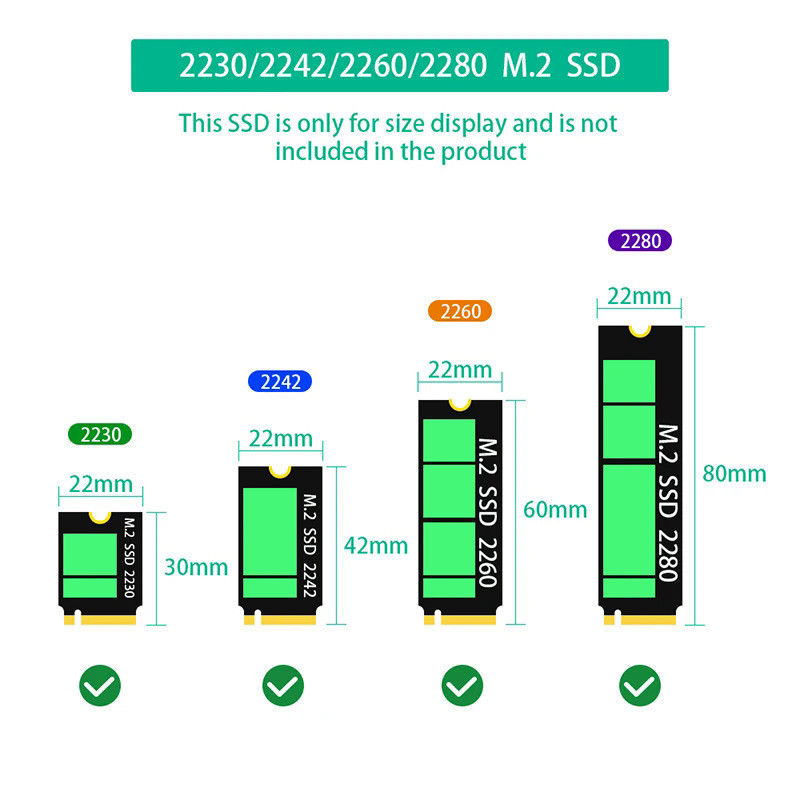 M2 SSD Adapter M.2 NVME M Key to U.2 SFF-8639 M.2 SATA B Key to SATA2.0 ...