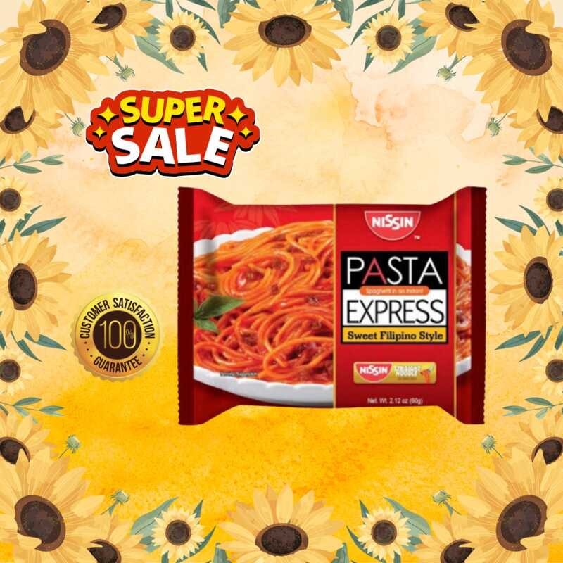 Nissin Pasta Express Instant Spaghetti Sweet Filipino Style 60g 20pcs