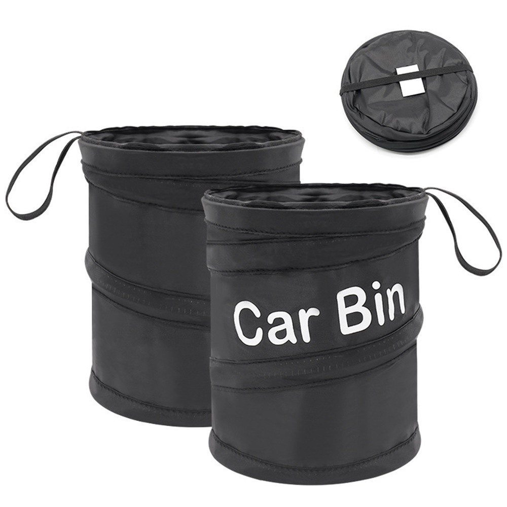 Car Foldable Trash Can Hanging Car Trash Bag Multipurpose Storage ...