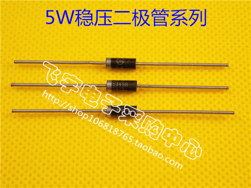 Produktbild von 1N5381B Zener-Diode 130 V / 5 W – DO201 Gehäuse, 10 Stück, Toleranz ±5 %