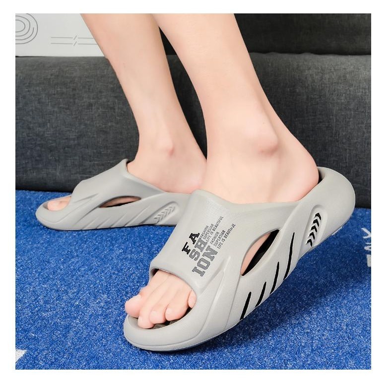 New Summer Men Massage Slippers Indoor Outdoor Sandals Beach Casual ...