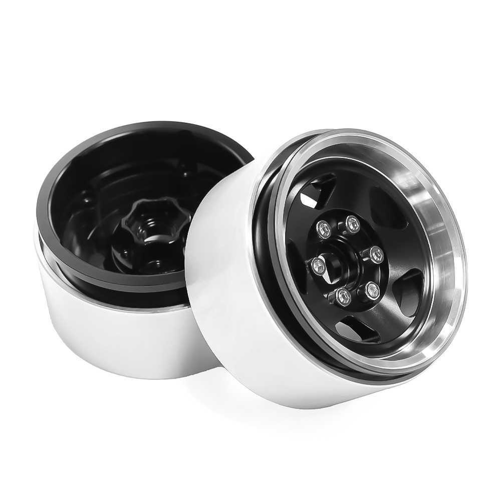 RC 1.9 Inch Beadlock Metal Five-Star Wheel Rims with K02 Tires for 1/10 ...
