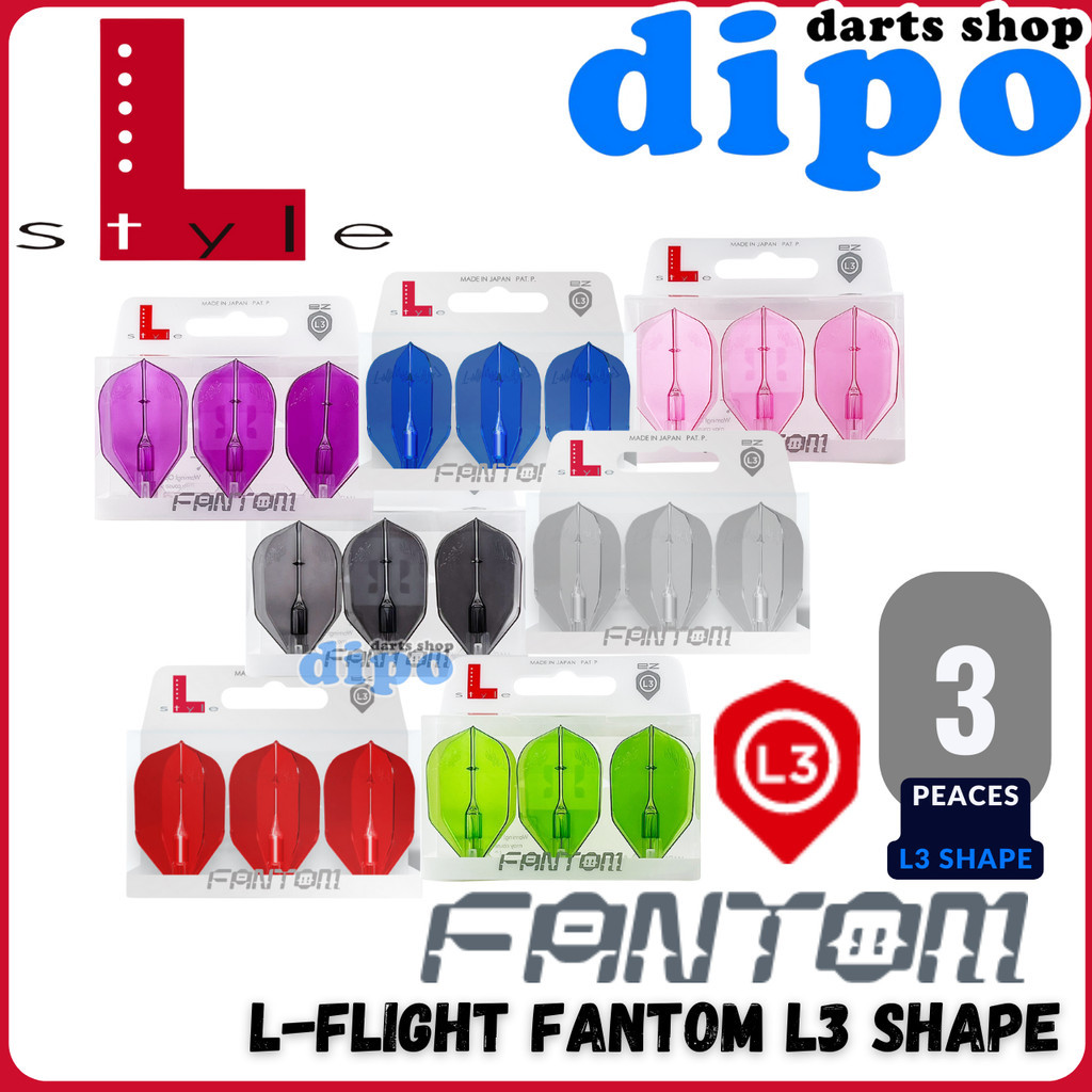 L-Style L-Flight EZ FANTOM 【Shape L3】- L-Style Darts Flight | Shopee ...