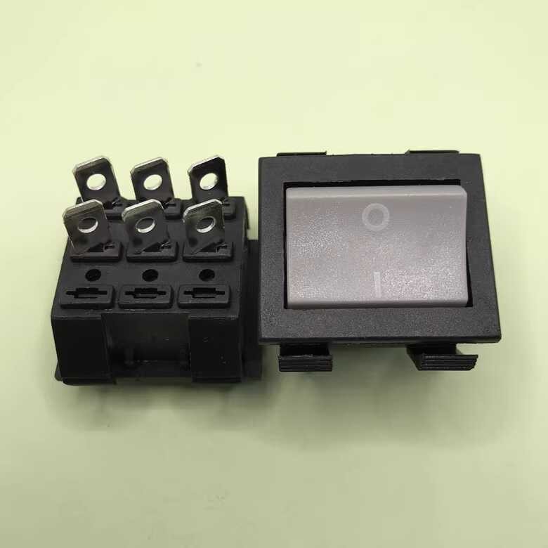 six legged 16A medical equipment 6-pin two speed Mastercard rocker ...