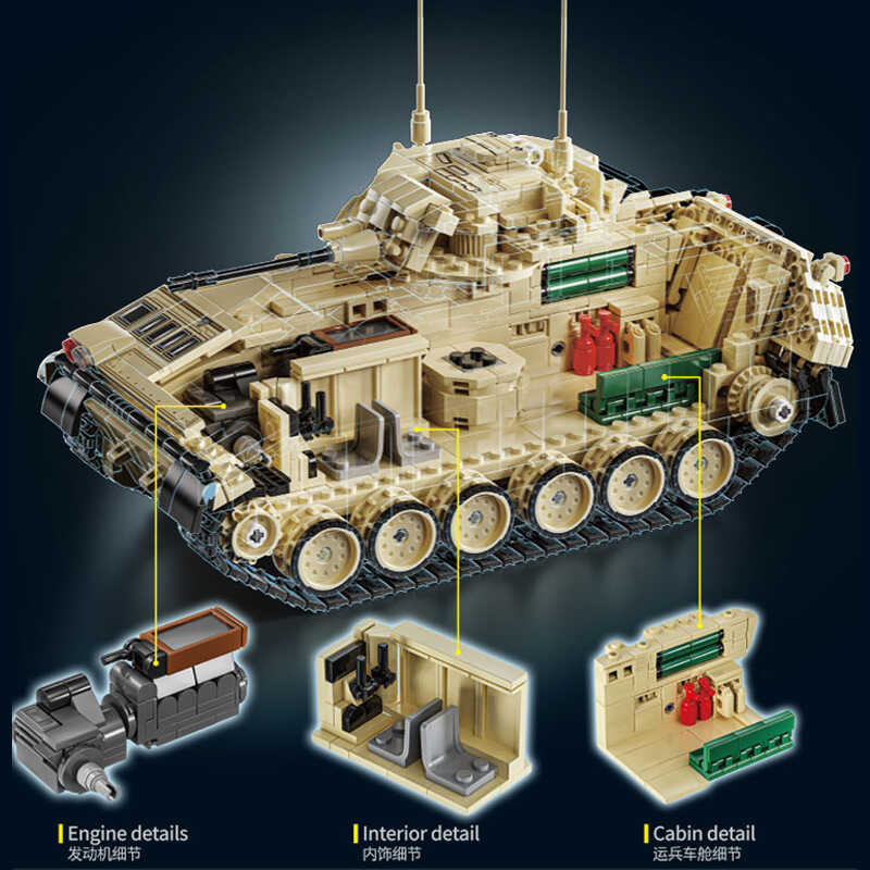dley Armored Vehicle 1862 Particle WWII Tank Armored Vehicle 12GO ...
