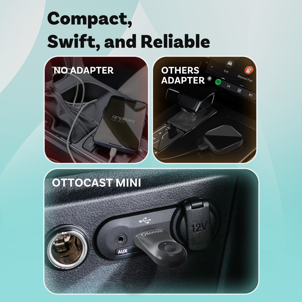 🇵🇭Local shipping🇵🇭 OTTOCAST MINI 2 in 1 Wired To Wireless CarPlay ...