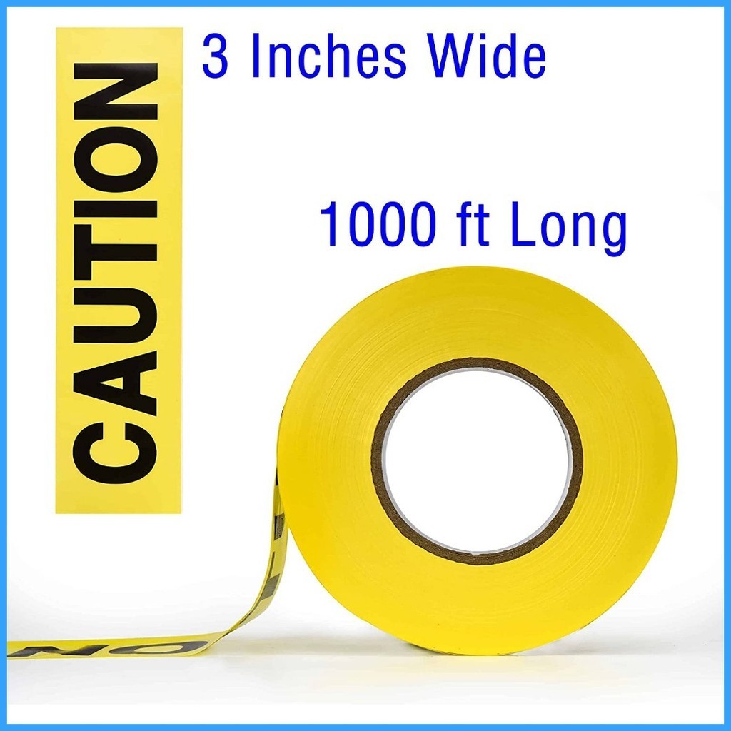 ☪ Jh Caution Tape Barricade Tape Warning Tape 300m（thickness0.3mm）500m 