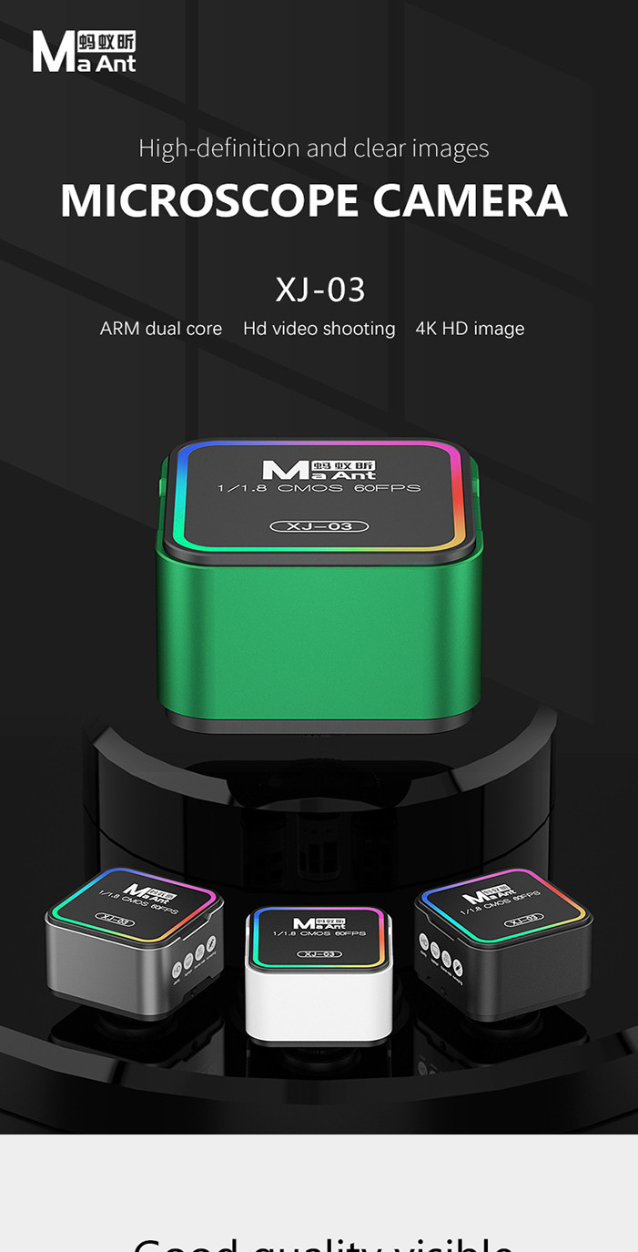 Maant XJ-3 4K UHD 60fps HDMI and USB output digital industrial ...