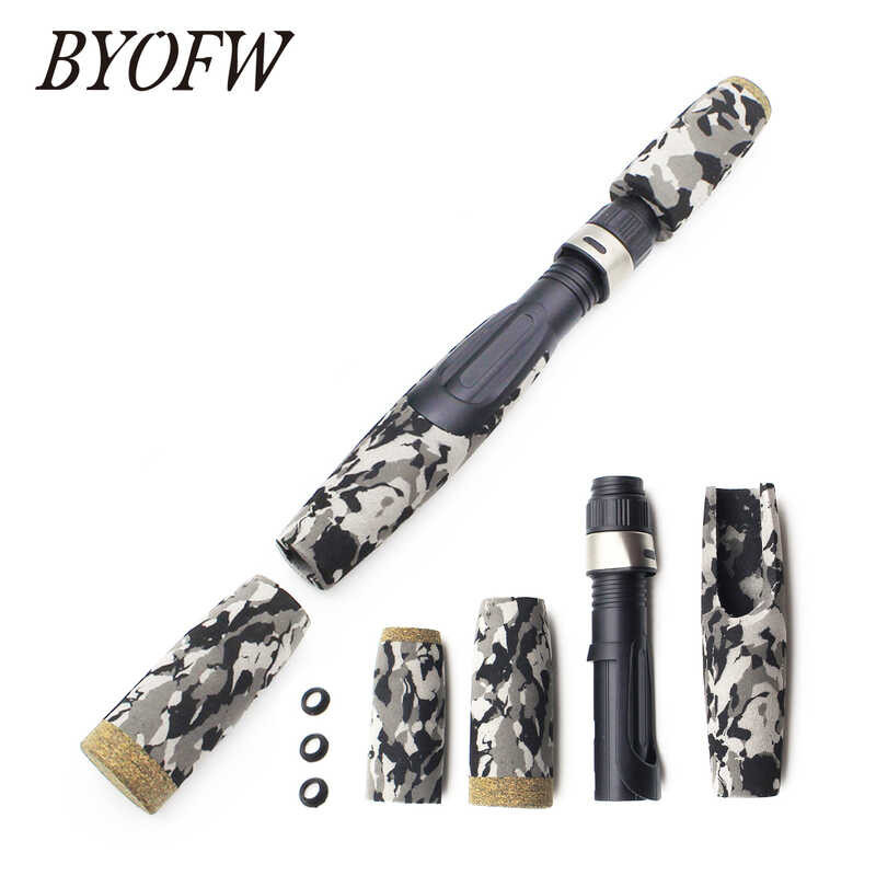 1 Set BYOFW Gray EVA Foam Spinning Fishing Rod Handle Split Grip Gamit ...
