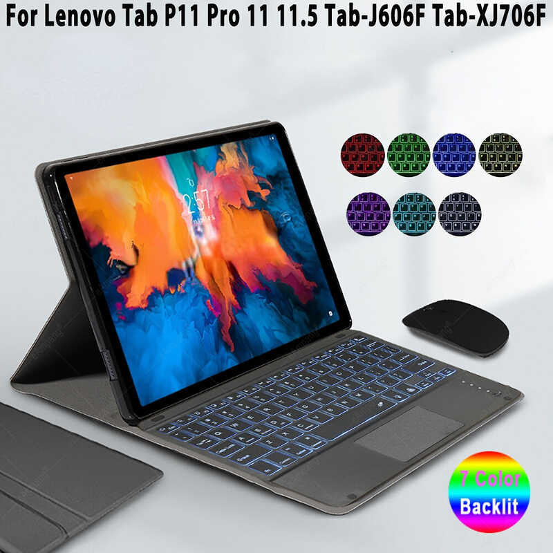 Touchpad Case Backlit Para Sa Lenovo Tab Pro 11.5 Tab-J606f Tab-Xj706f ...