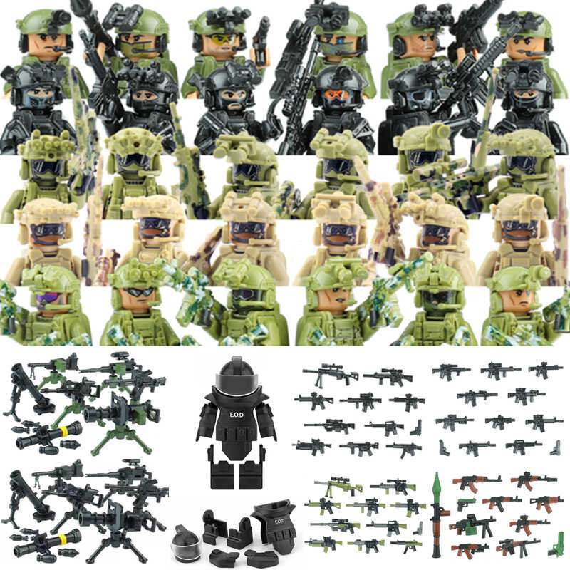 Lungsod SWAT Ghost Commando Figures Special Forces Building Blocks ...