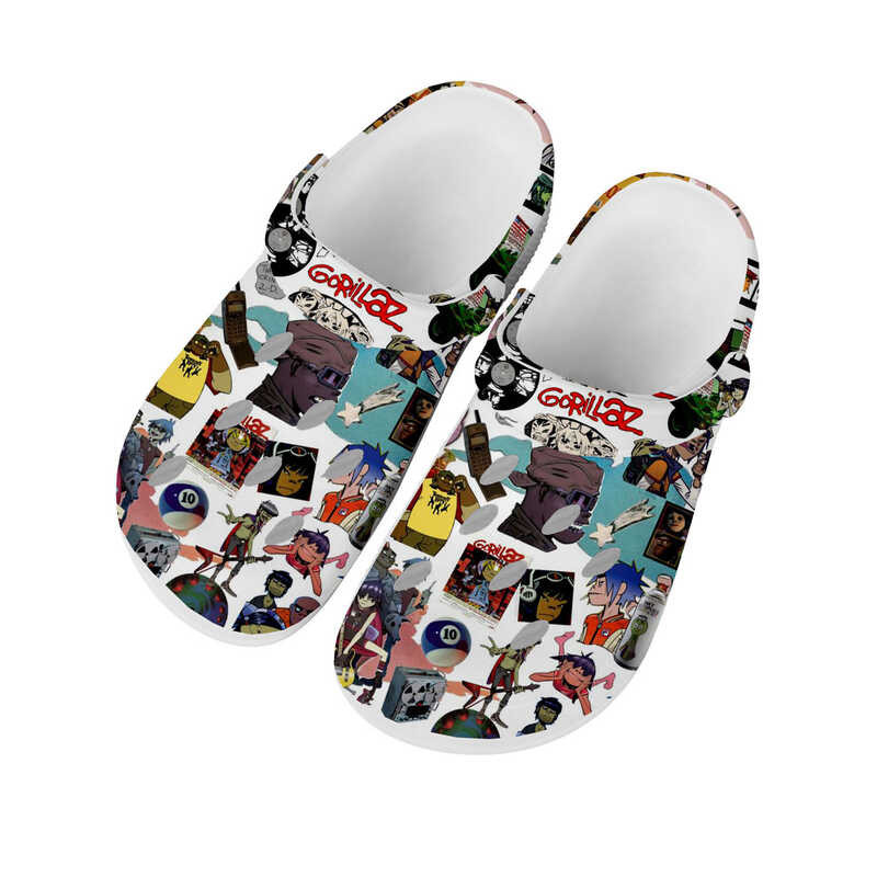 Band Gorillaz Home Clog Mens Kababaihan Youth Boy Girl Sandals Shoes ...