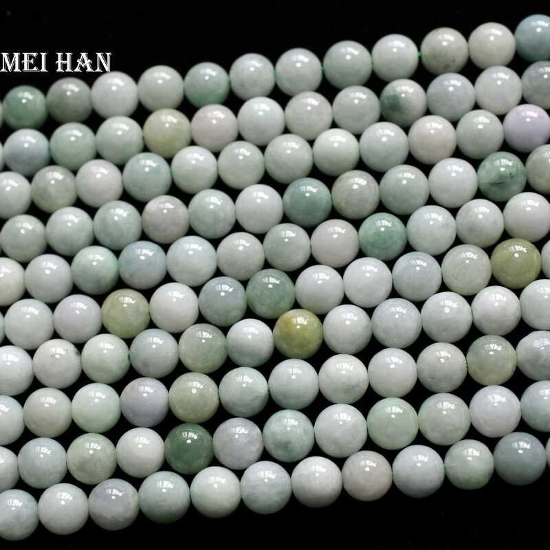 Pagpapadala Meihan Free - Natural 10Mm Burma Jade Ikot Makinis Na Bato ...