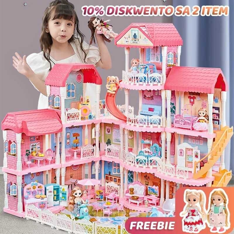 Princess Dream Castle Pretend Play for Girls Doll House Playset ...