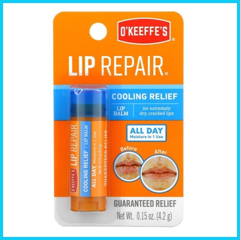 Onhand O Keeffe S Lip Repair Cooling Relief Lip Balm G Shopee Philippines