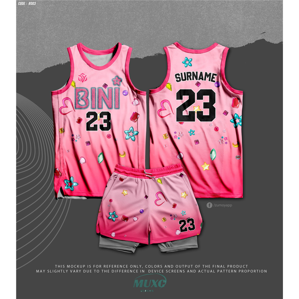 MUX-【Free Custom Name & Number】BINI JERSEY (Free Customized NAMES ...