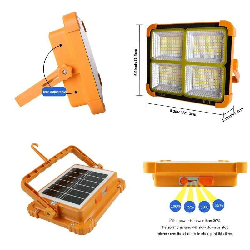 New Solar od Light Outdoor Portable LED Reflector Spotlight ...