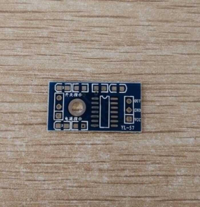 Hall sensor motor speed measurement microcontroller module, PCB empty ...